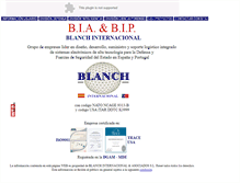 Tablet Screenshot of blanch-internacional.com